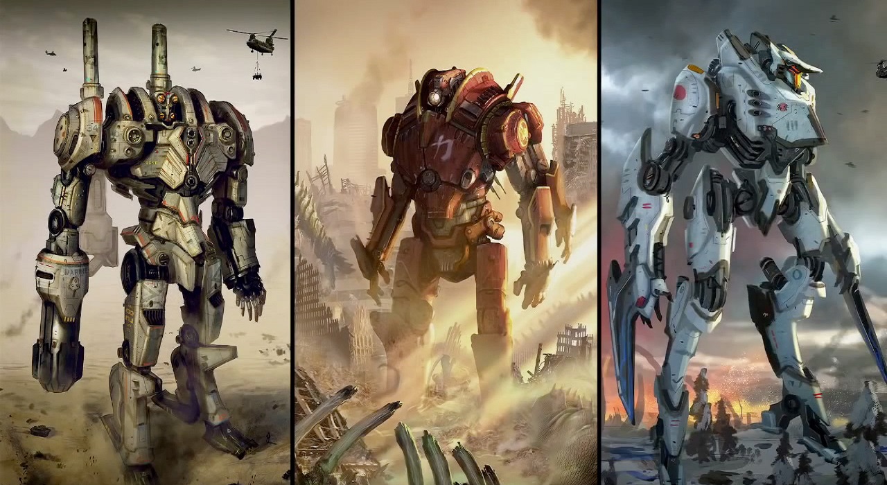 Concept Art for Pacific Rim Illustrated Fiction.